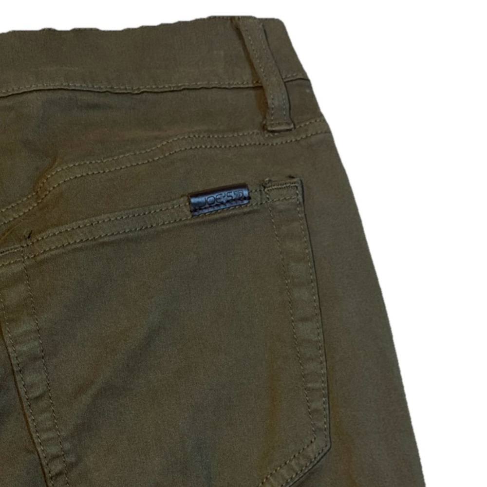 Joe’s Kinetic Brixton stretch Straight Olive Green Jeans  Size 30X32 Great Cond - Picture 5 of 10